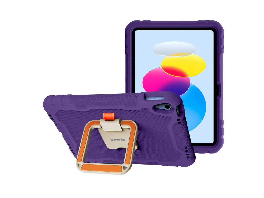 حافظة Moxedo للأطفال لجهاز iPad مقاس 10.9 بوصة من الجيل العاشر مع حامل مدمج لفتحة قلم Apple حافظة Moxedo للأطفال لجهاز iPad مقاس 10.9 بوصة من الجيل العاشر مع حامل مدمج لفتحة قلم Apple